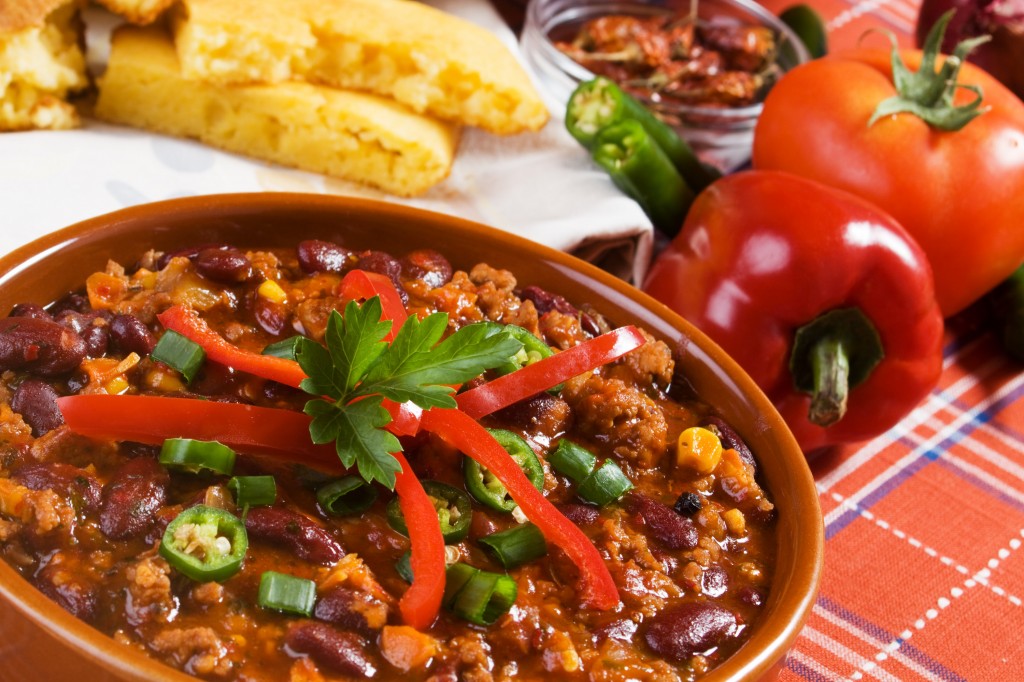 Beef chili in 4 easy steps