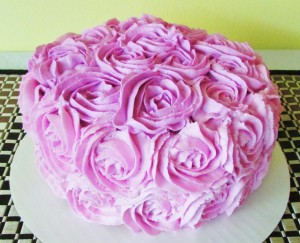 Rose Swirl Cake