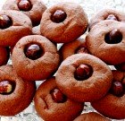 Chocolate shortbread cookies